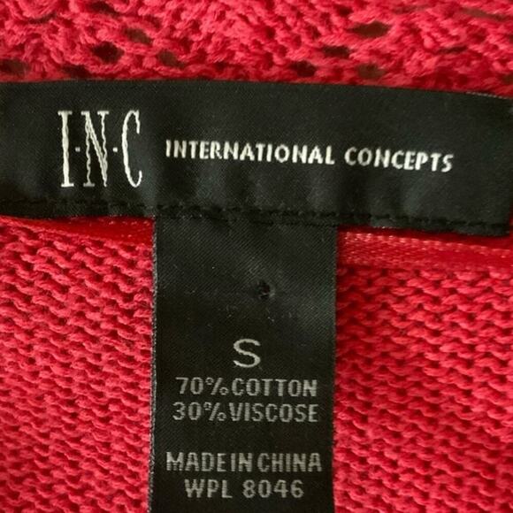 INC International Concept Cardigan Bolero Sweater Womens S Open Front Knit Shrug - Picture 6 of 6